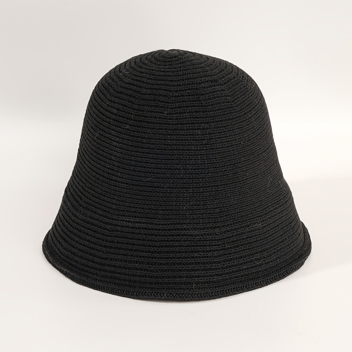 Knitted Bucket Hat Fisherman Hat Unisex Autumn Winter Basin Hat