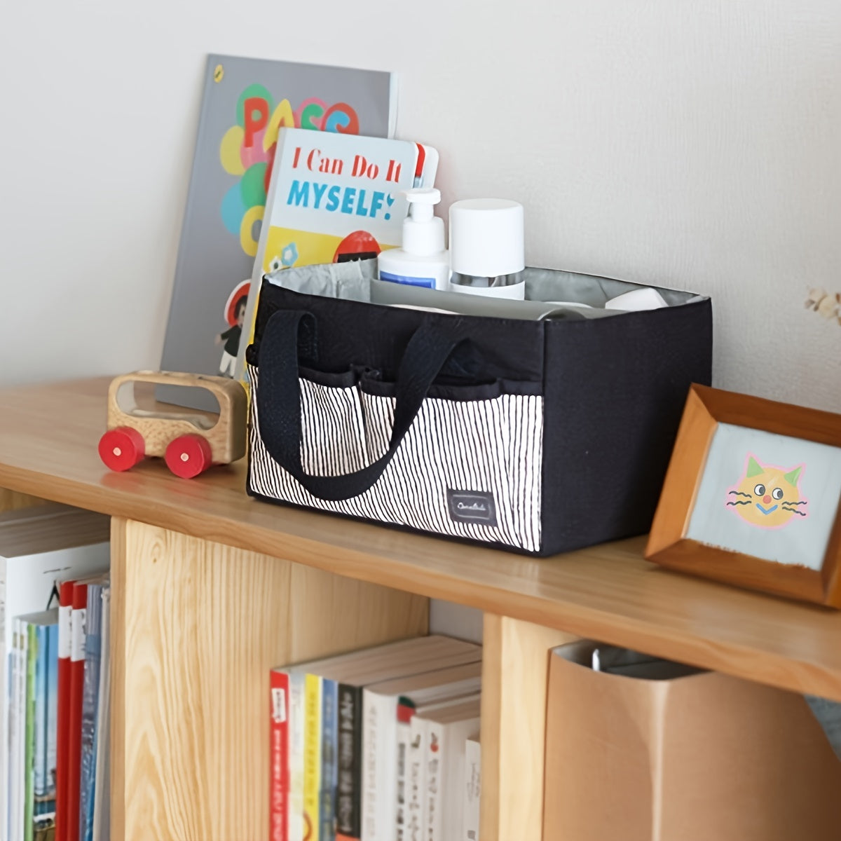 Large Capacity Baby Diaper Caddy Organizer Handbag