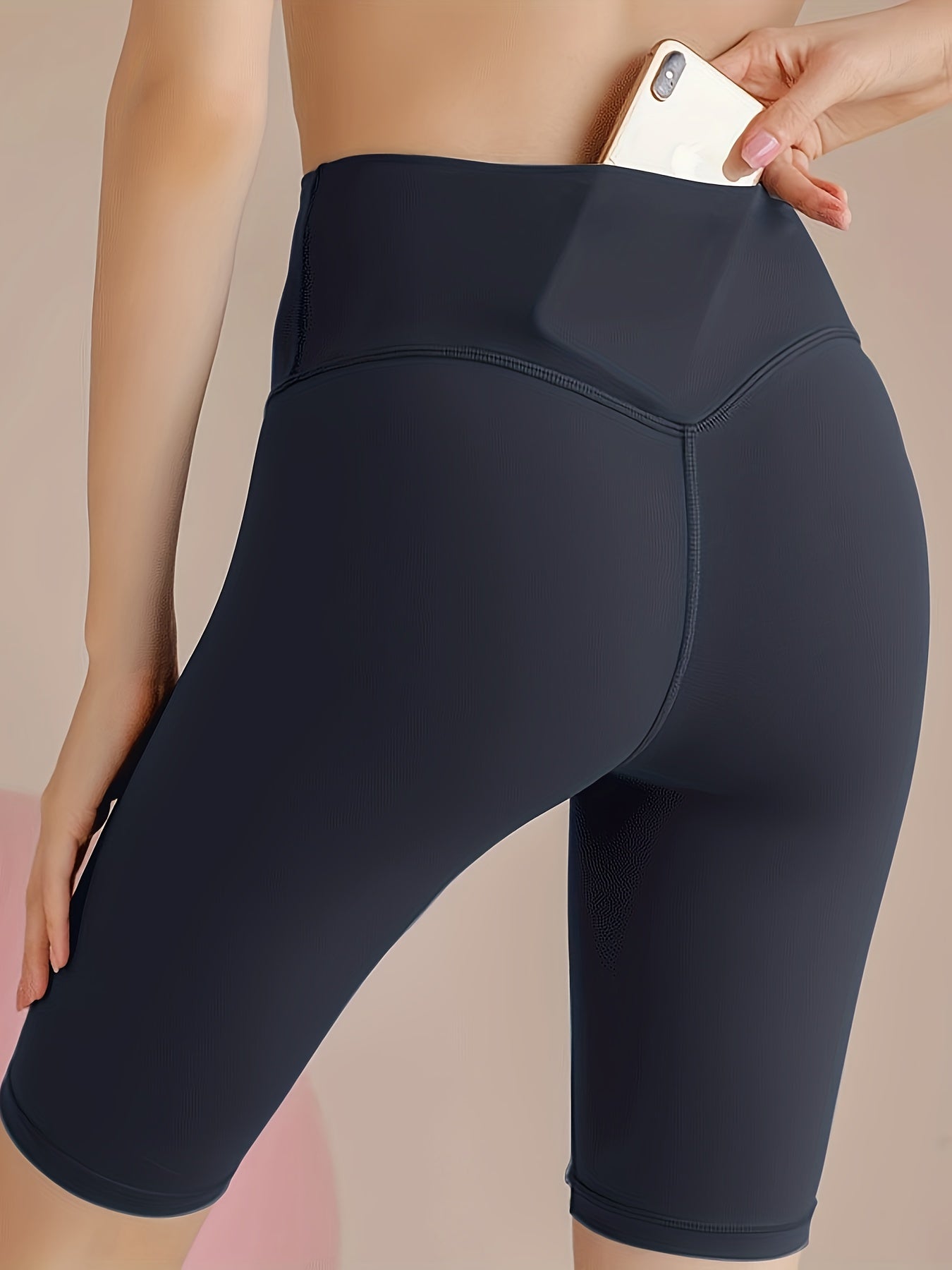 High Waist Tummy Control Butt Lifting Sports Shorts