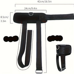 Adjustable Ankle Strap Dumbbell Lifting Foot Buckle Exercise Accessory