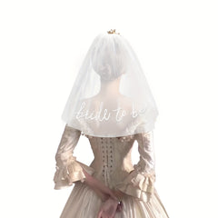 Double Layer Bridesmaid Veil Bridal Headpiece for Bachelorette Parties
