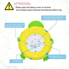 Digital Baby Bath & Room Thermometer Upgraded Sensor Technology