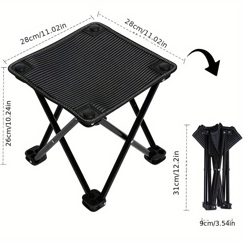 Portable Folding Stool for Camping Fishing Travel Hiking Garden Beach