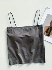 Sexy Bandeau Cami Top with Spaghetti Straps