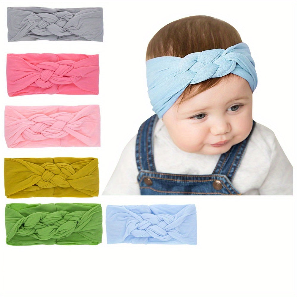6pcs Nylon Headbands for Girls Children Hair Accessories