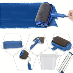 6pcs Multifunctional Paint Roller & Corner Brush for DIY Wall Painting