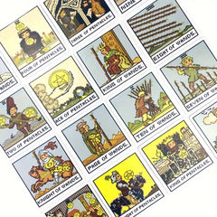 8 Bit Fantasy Tarot Card 79 Fortune Telling Game Divination Cards