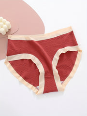 5 Pack Plus Size Panties Set Women's Plus Soft Breathable Panties