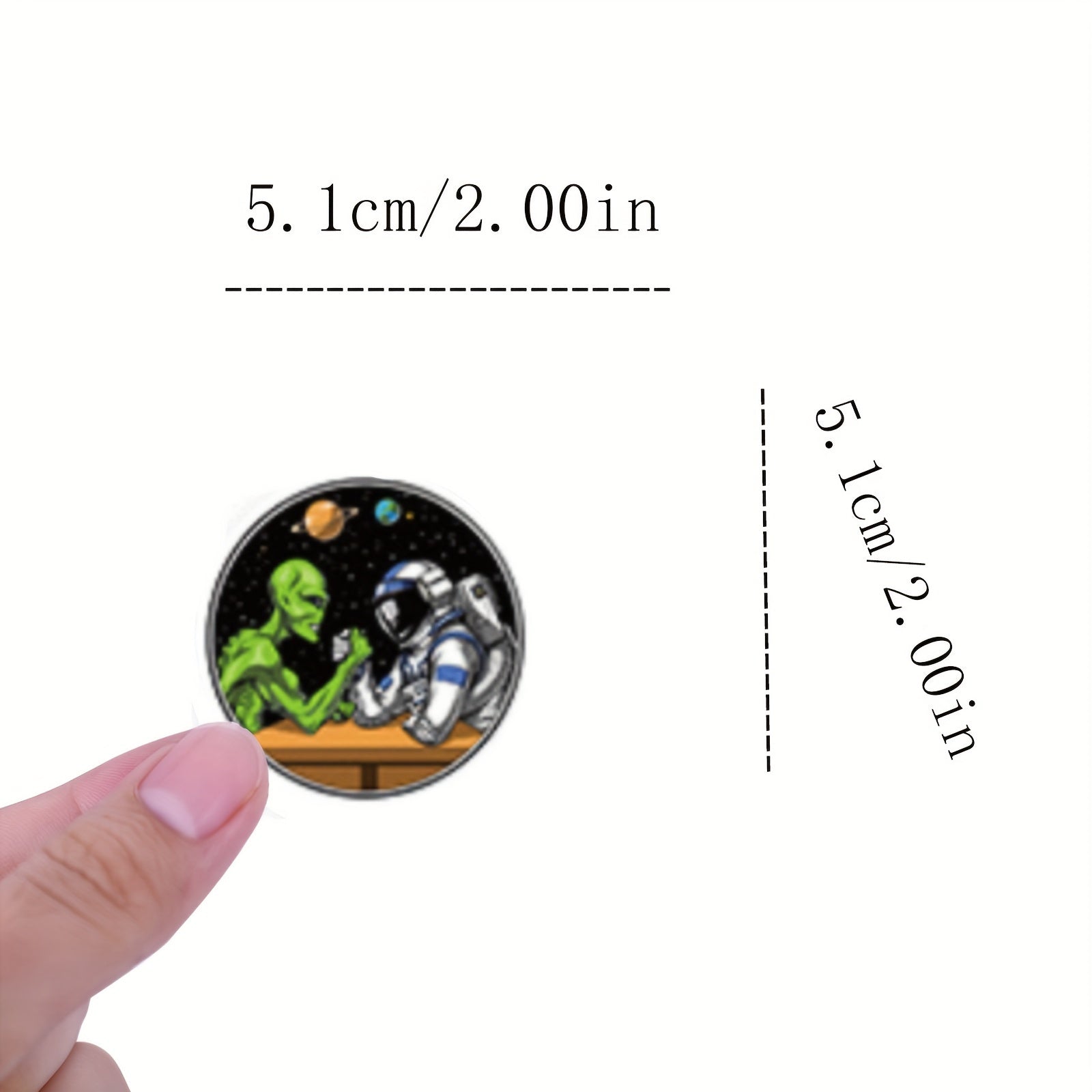 100pcs Alien Stickers Vinyl Waterproof Stickers Decals Scrapbook