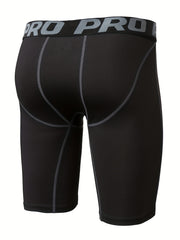 3pcs Men's Quick Drying Compression Fitness Shorts