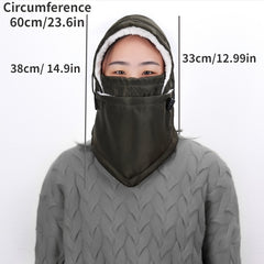 Double Layer Waterproof Cycling Windproof Fleece Ear Protection Hat