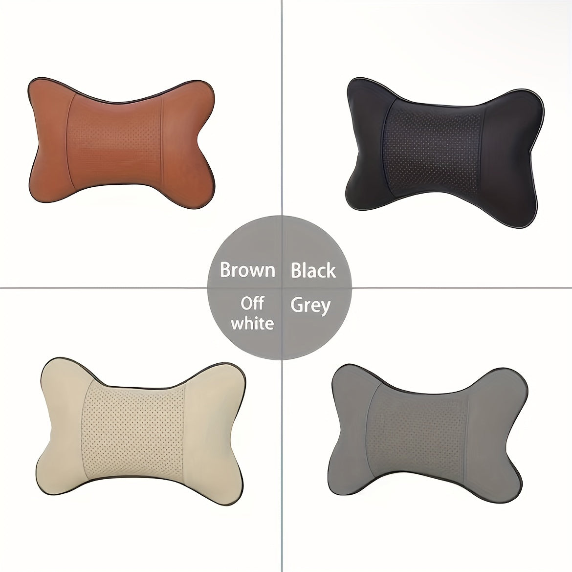 Car Headrest Neck Pillow Massage Breathable Car Seat Bone Pillow