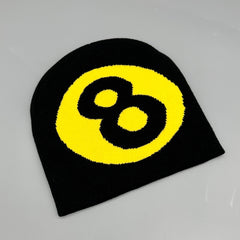 Men's Beanie No 8 Jacquard Hat