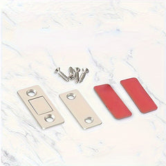 Stainless Steel Hidden Magnetic Door Suction - Wardrobe Cabinet Strong Magnet
