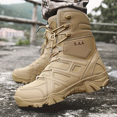 Men's Military Tactical Boots Wear-resistant Combat Boots For Outdoor Hiking