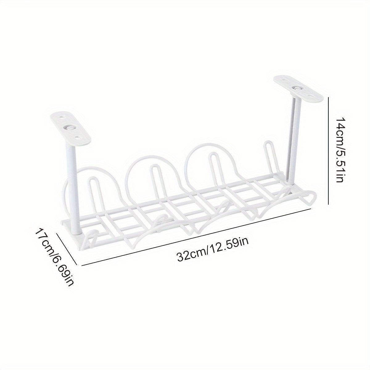 Cable Management Basket for Desk Power Cords