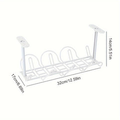 Cable Management Basket for Desk Power Cords