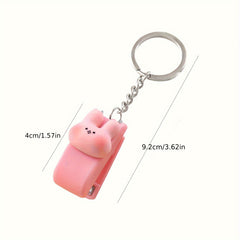 Mini Stapler Key Ring Portable Books Binding Machines File Organizer