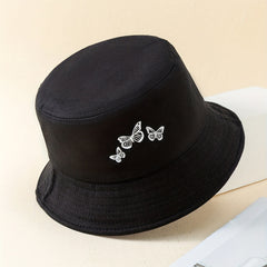 Men's Butterfly Print Bucket Hat Sun Hat for Outings