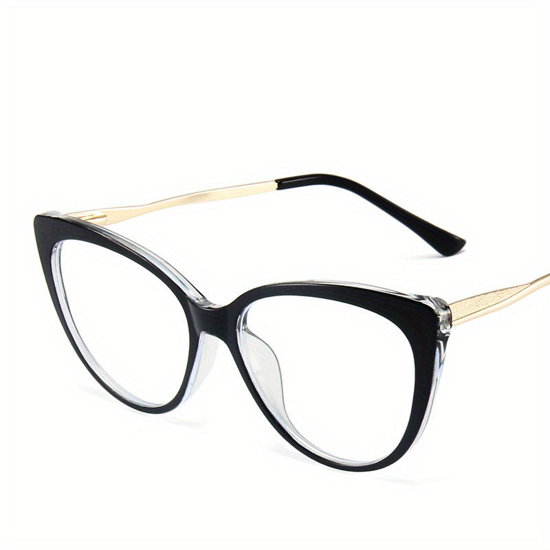 Anti Blue Light Cat Eye Glasses Metal TR90 Frame