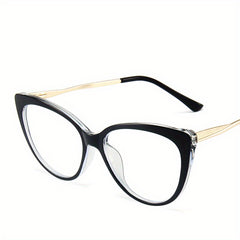 Anti Blue Light Cat Eye Glasses Metal TR90 Frame