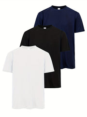 Men's Active T-Shirt - Breathable & Quick for Workouts
