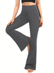 High Waisted Bootcut Leggings Women Flared Workout Casual Yoga Pants