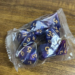 7pcs Metal Polyhedral Dices For Board Game Gift