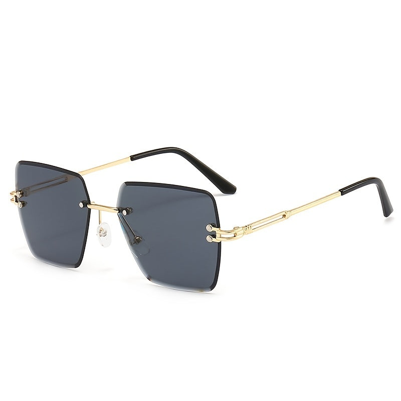 Ombre Lens Sunglasses Square Frame Glasses