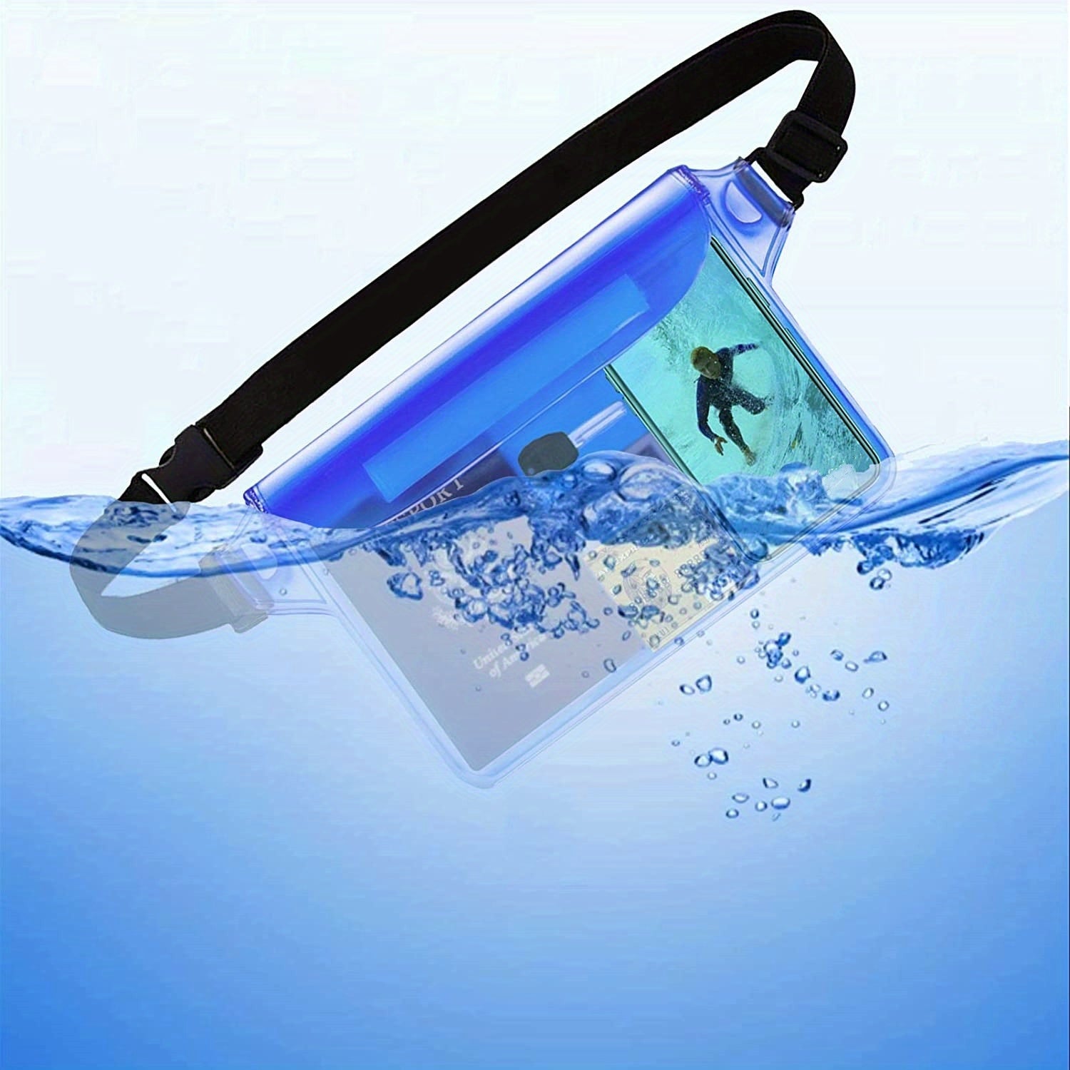 Waterproof Waist Pouch with Waist Strap for Outdoor Activities