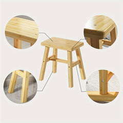 DIY Bamboo Stool Home Small Stool Furniture