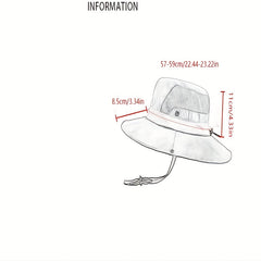Stay and Protected Large Brim Fishing Hat for Men and Women