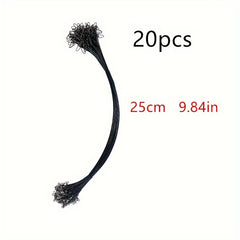 20pcs Stainless Steel Wire Fishing Guide Line With Swivel Snaps Tackle