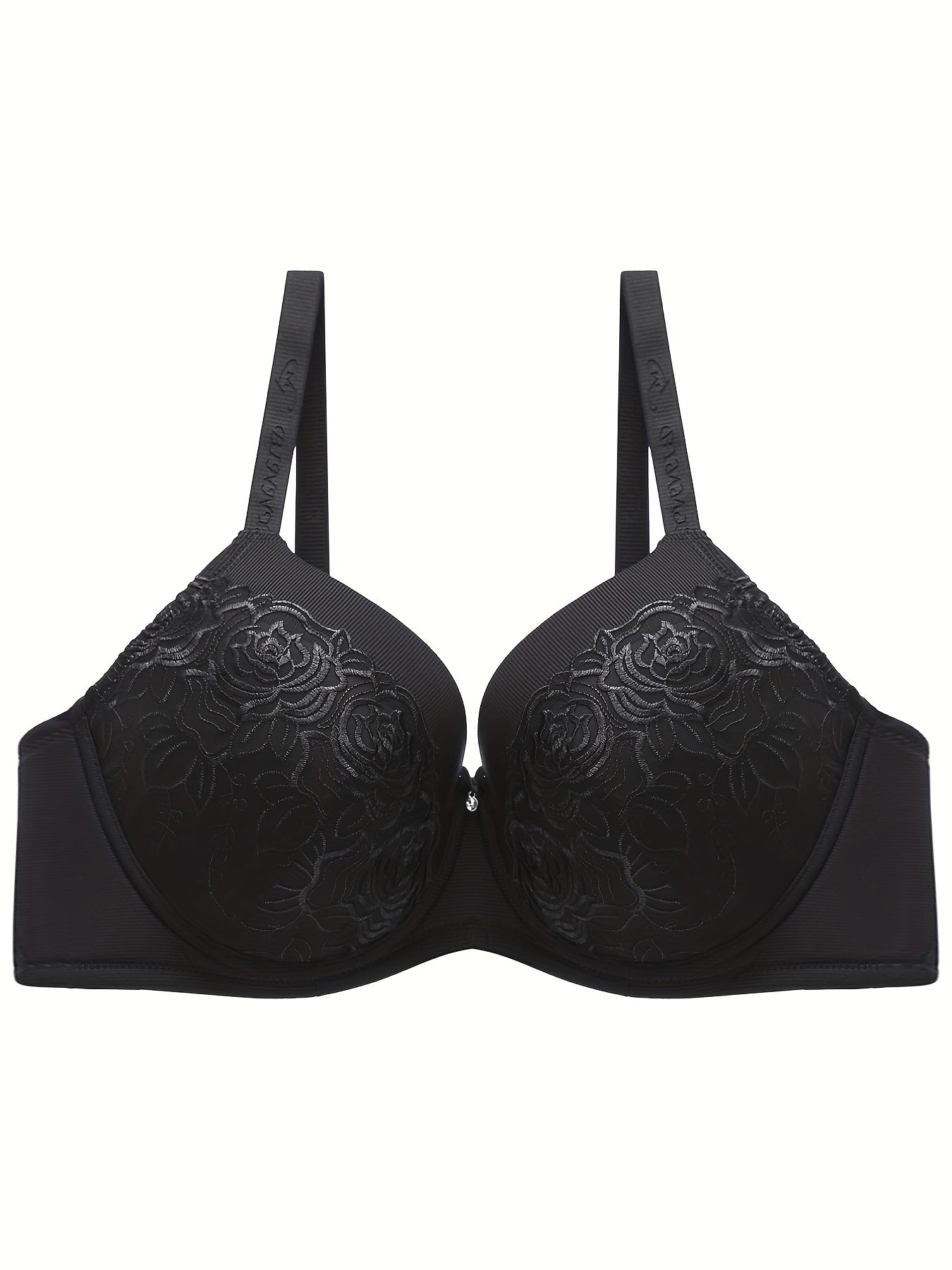 Floral Jacquard Lace High Stretch Supportive Bra