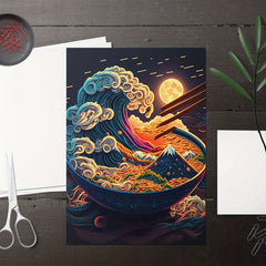 Colorful Ramen Wall Sticker for Kids Room