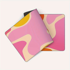 Modern Abstract Pink Desk Mat XL - Office Decor