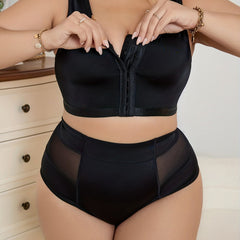 Mesh Bra & Panty Two Piece Set