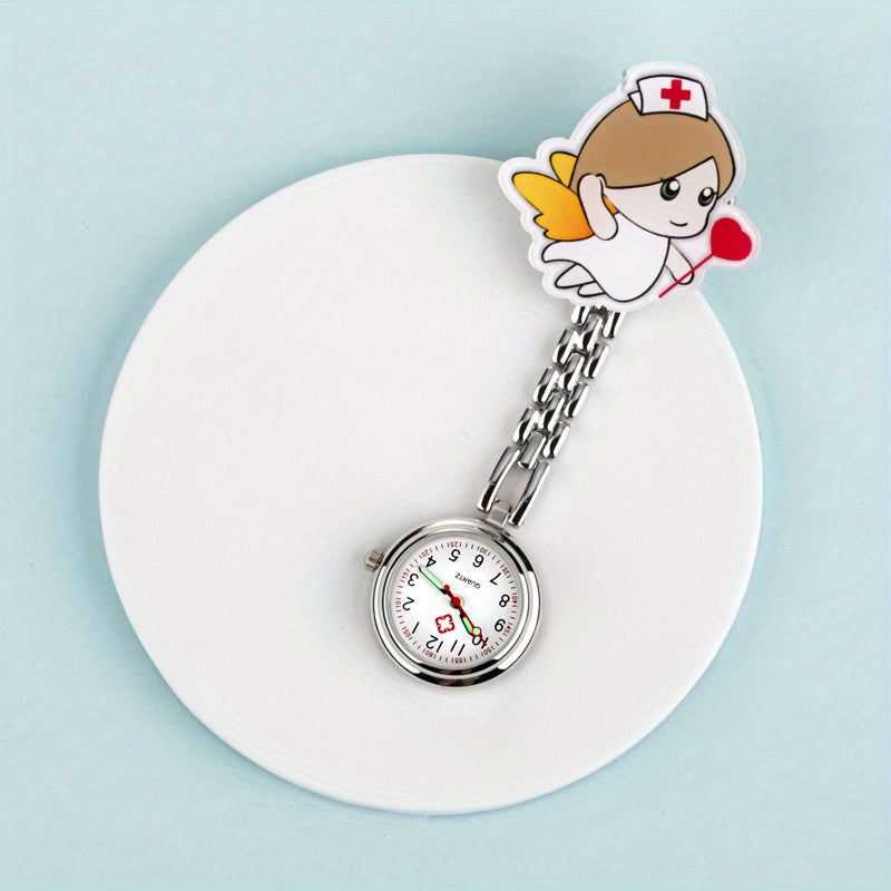 Nurse Watch Hanging Watch Chest Watch Cartoon Students Examination Digital