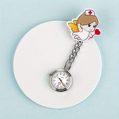 Nurse Watch Hanging Watch Chest Watch Cartoon Students Examination Digital