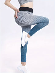 High Waist Gradient Fitness Leggings