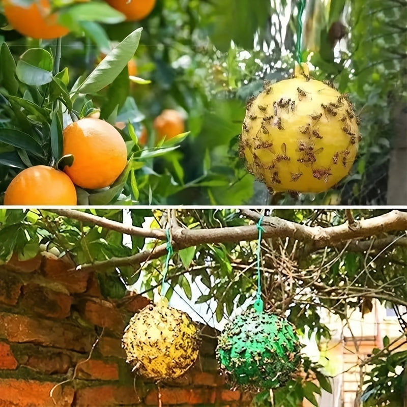 4pcs Sticky Fly Balls for Garden Insect Control