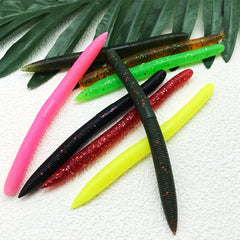 6pcs 5g Soft Bait Worm Fishing Lures Colorful Fishing Gear Accessories