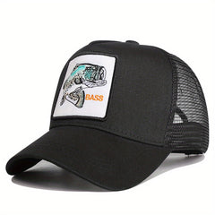 Fishing Hat Baseball Cap Trucker Breathable Grid Fishing Accessories