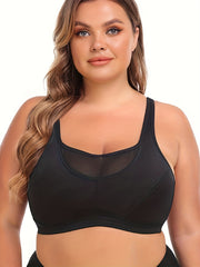 High Impact Mesh Sports Bra for Women
