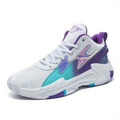 Men's Retro Basketball Sneakers, Lace Up, Various Colors