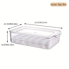 Stackable Egg Box 15 24 Grids Fresh Keeping Portable Food Storage