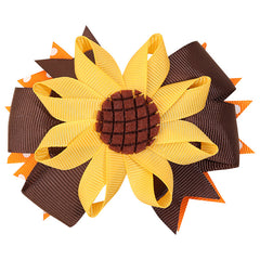 Thanksgiving Party Headwear Turkey Sunflower Flower Hairpin Pumpkin Hair Clip