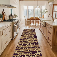 Vintage Floral Runner Rug Soft Laundry Room Mat Long Kitchen Non Slip Washable