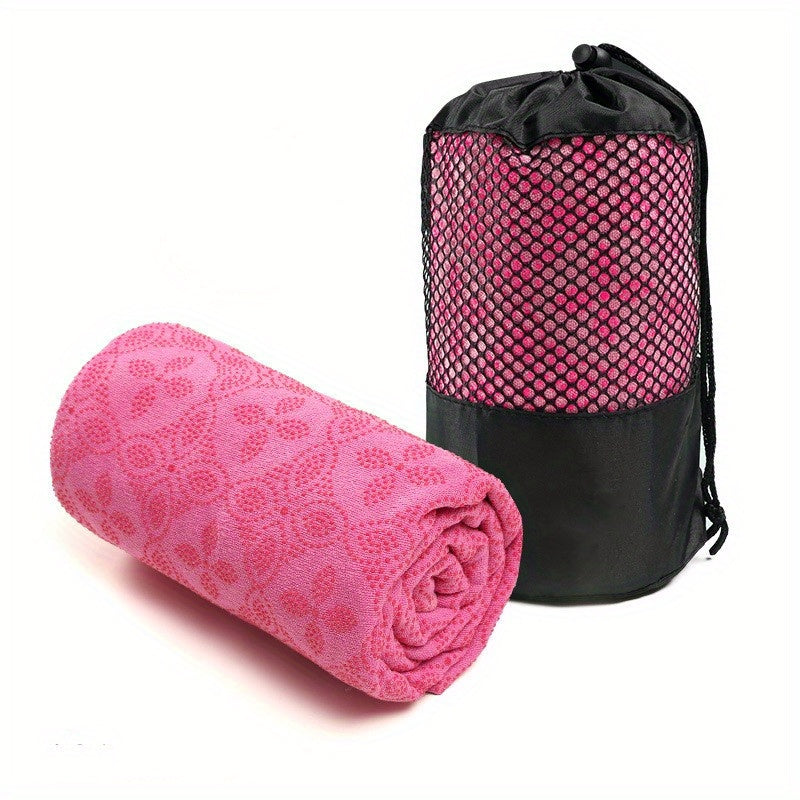 Non Slip Yoga Mat Cover Towel Foldable Exercise Blanket
