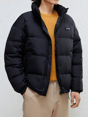 Men's Thick Stand Collar Jacket Winter Coat Warm Bread Coat